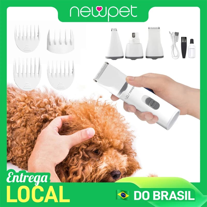 Kit Newpet Tosa sem Fio + Cortador de Unhas — foto 1